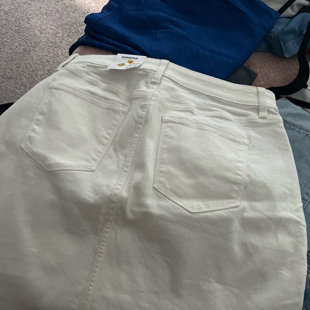 Sonoma denim mid length skirt